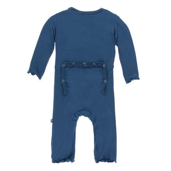 Classic Ruffle Coverall with Snaps