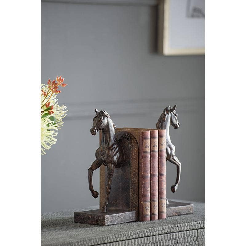Cavalier Horse Bookends
