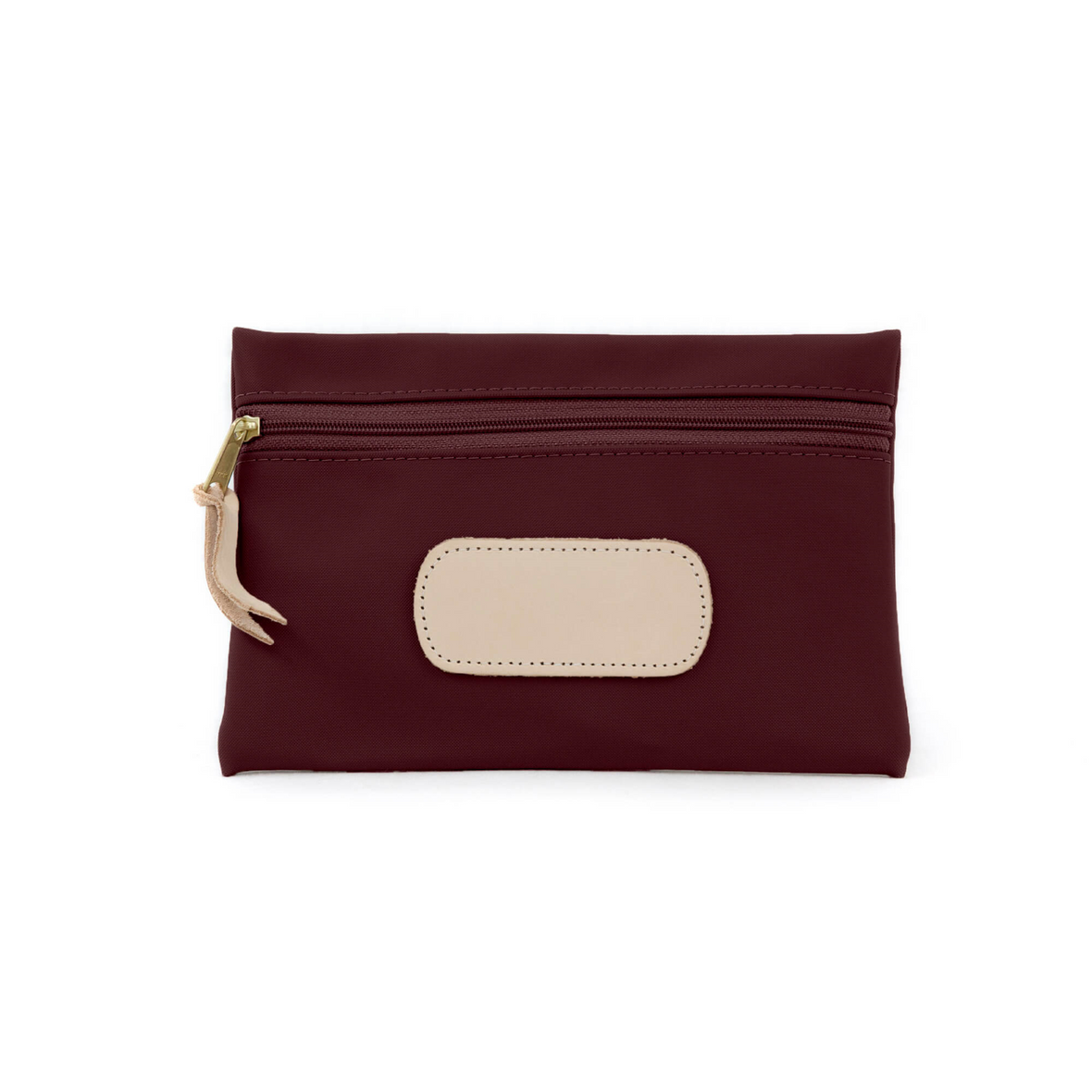 Jon Hart Pouch Burgundy Coated Canvas