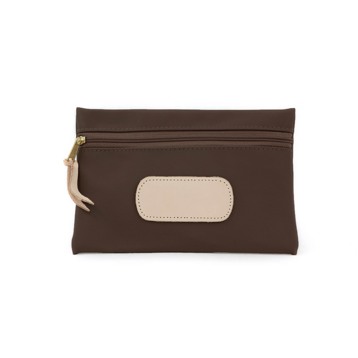 Jon Hart Pouch Espresso Coated Canvas