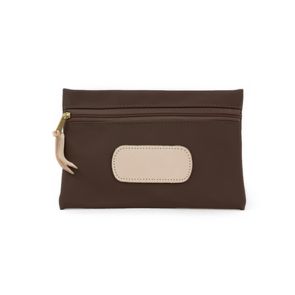 Jon Hart Pouch Espresso Coated Canvas