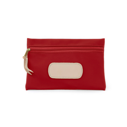 Jon Hart Pouch Red Coated Canvas