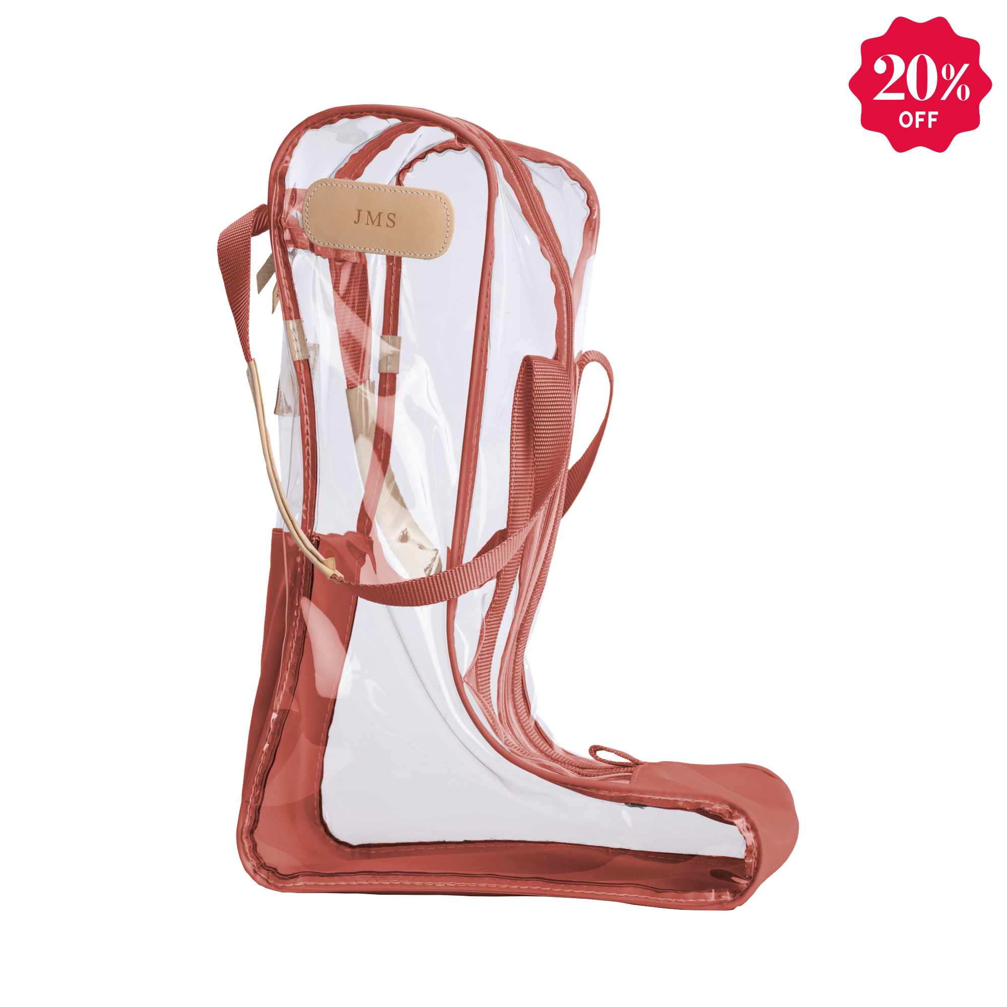 Clear Tall Boot Bag