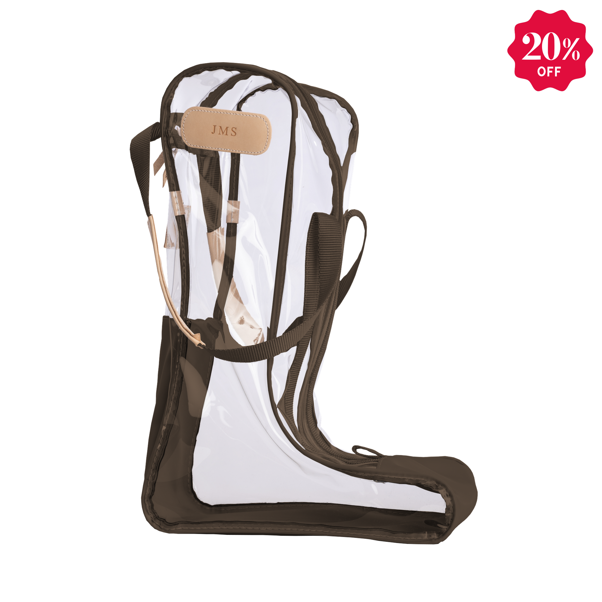 Clear Tall Boot Bag
