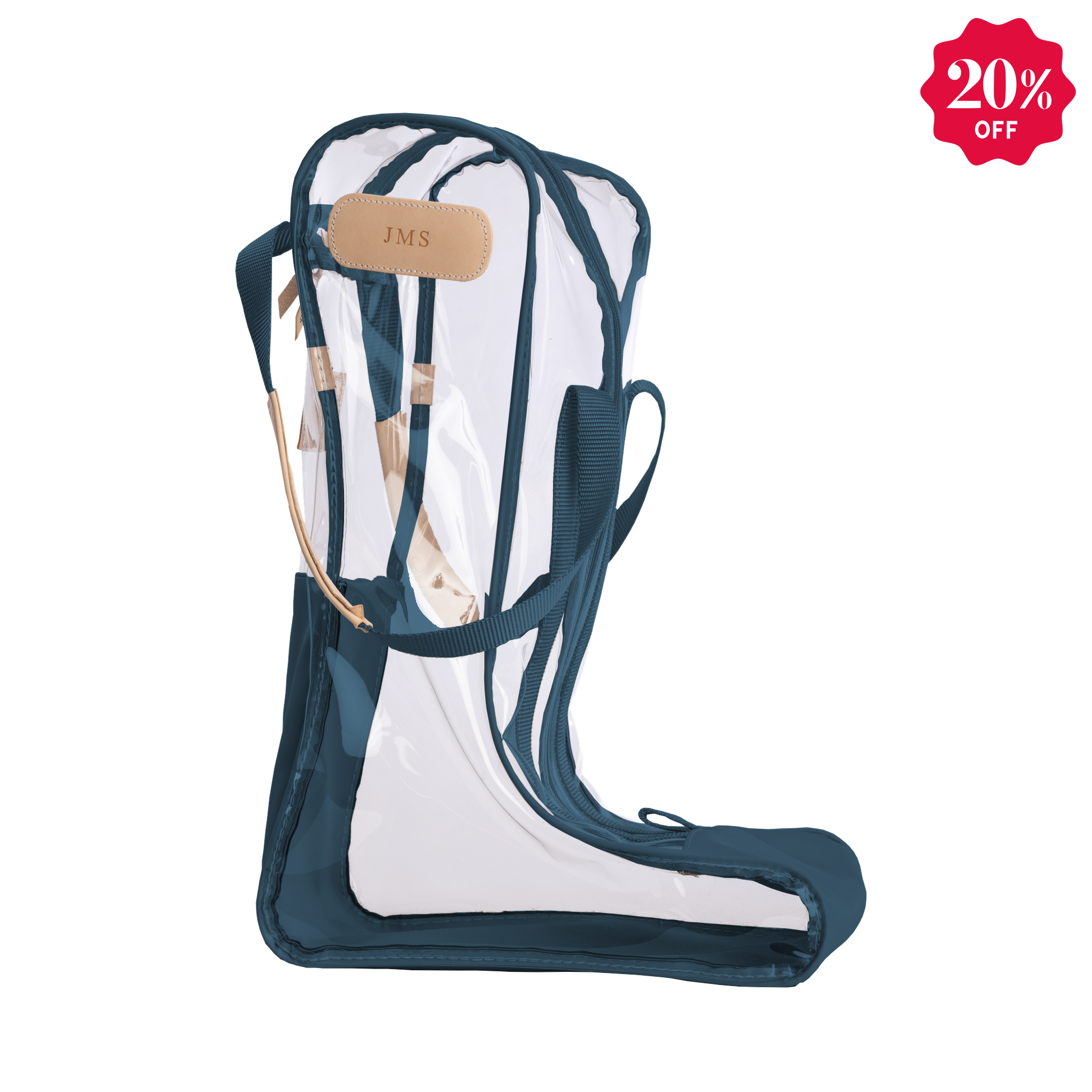Clear Tall Boot Bag