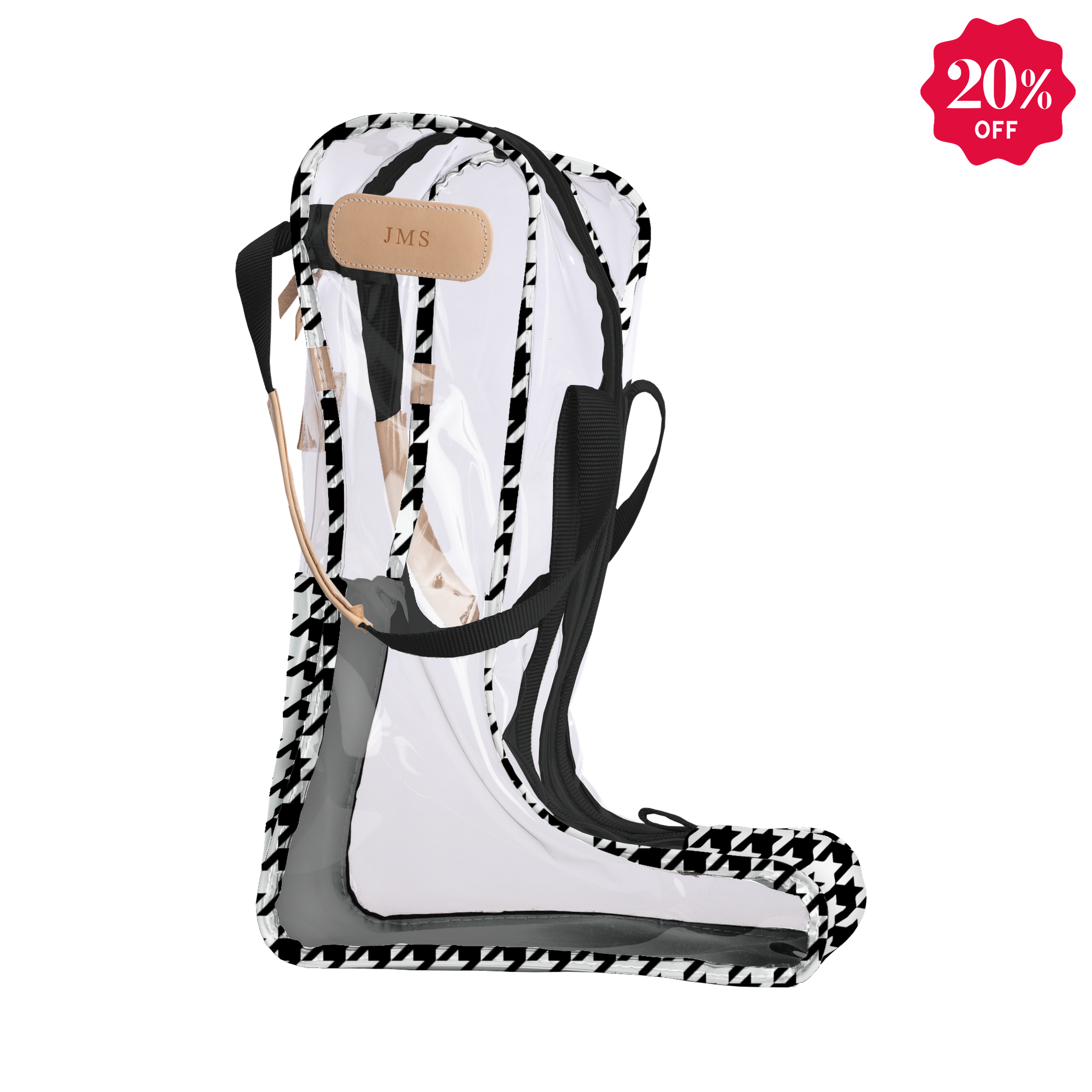 Clear Tall Boot Bag