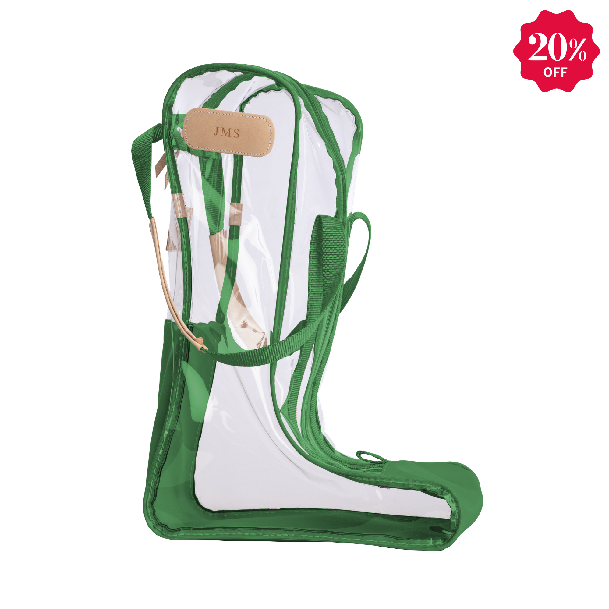 Clear Tall Boot Bag