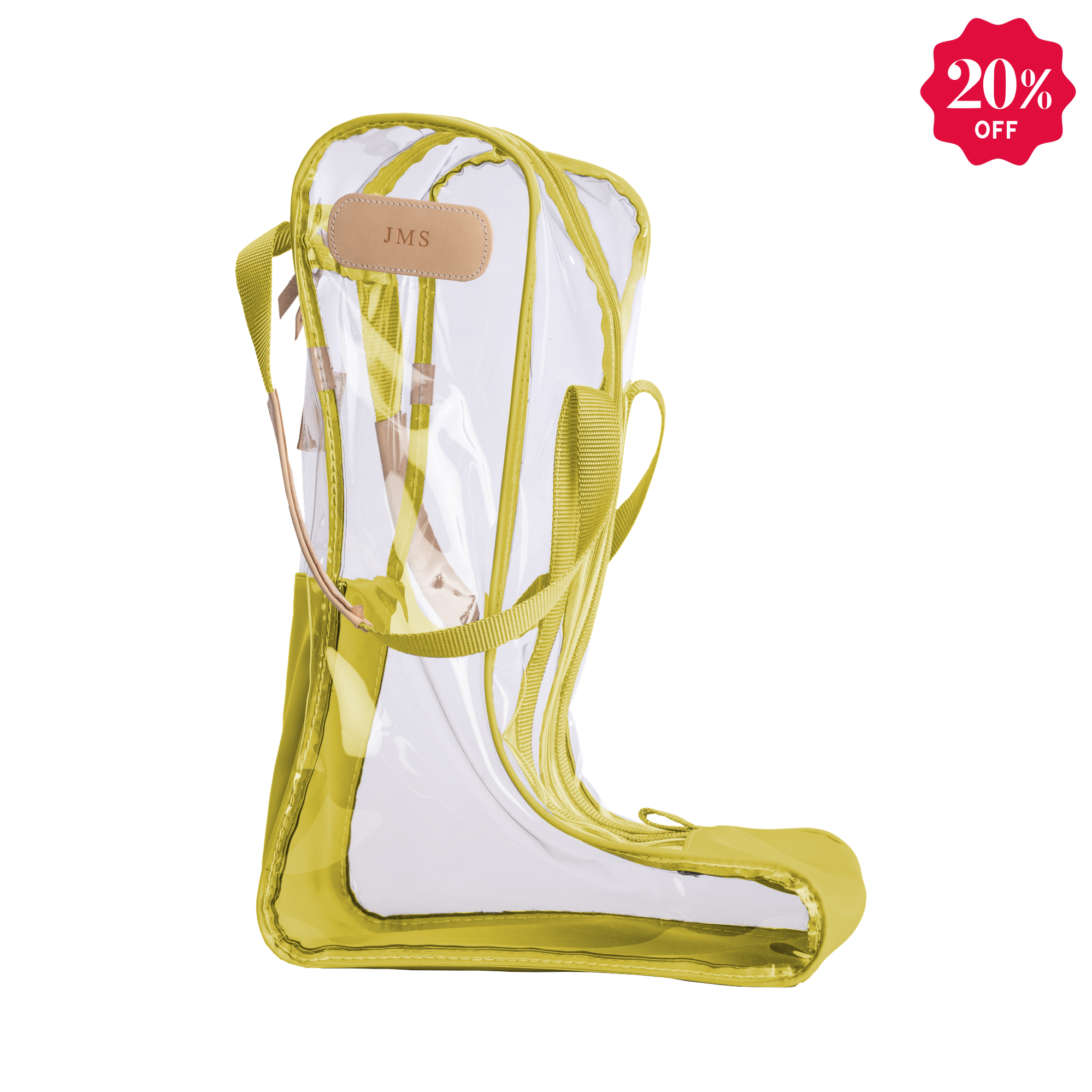 Clear Tall Boot Bag