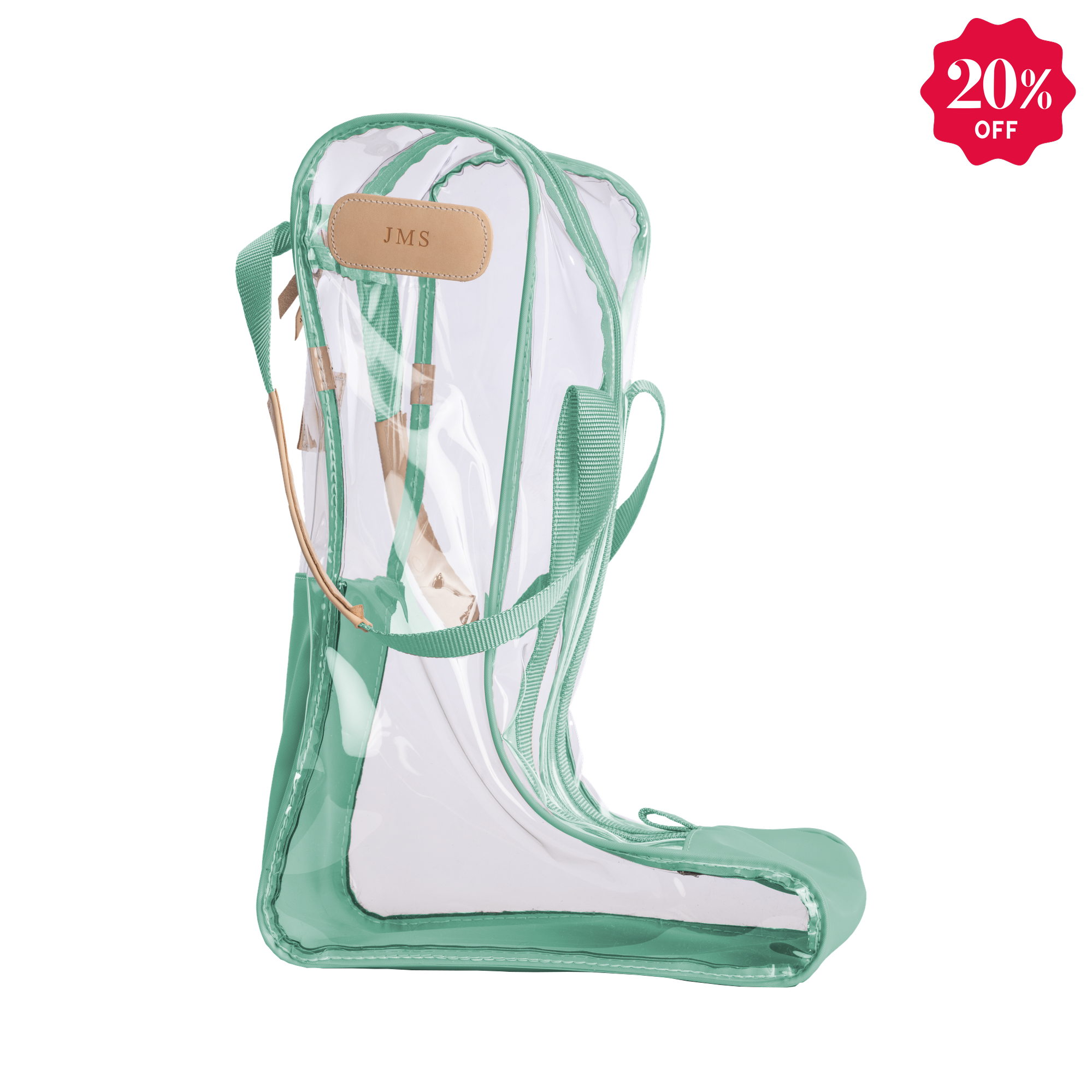 Clear Tall Boot Bag