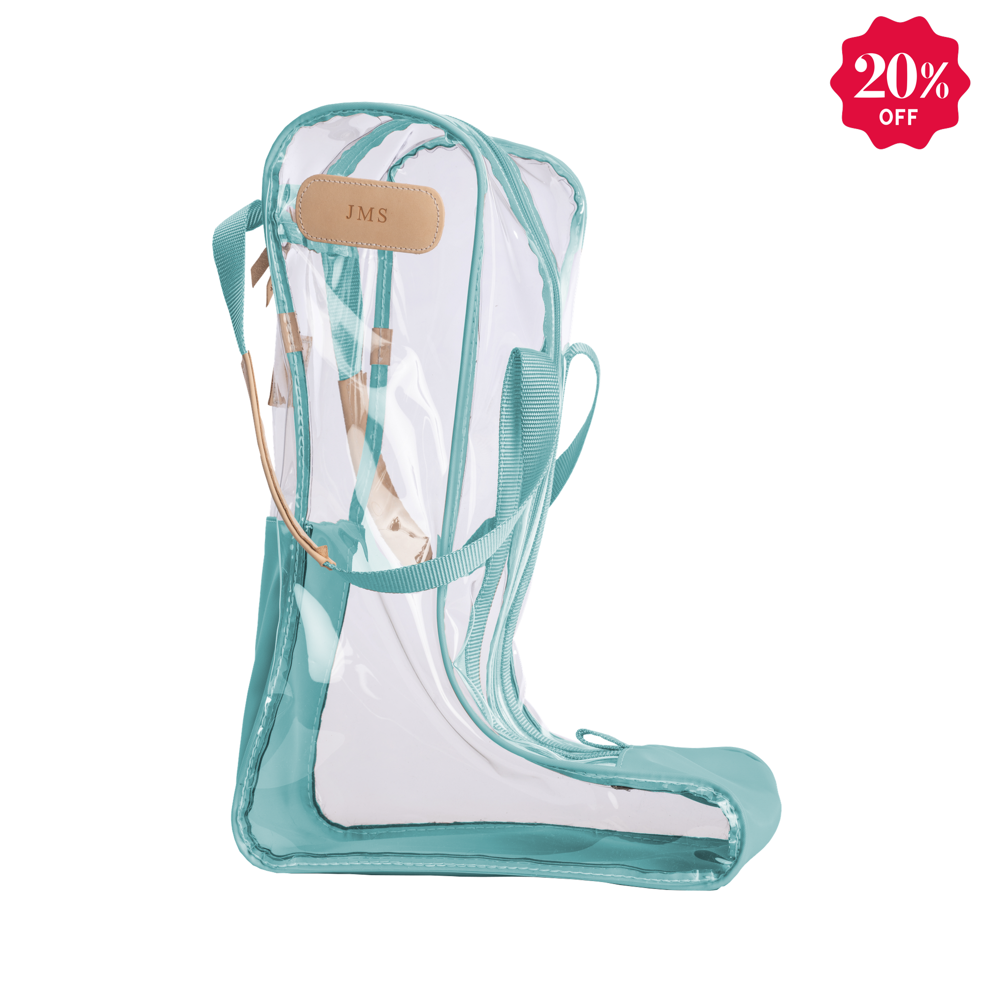 Clear Tall Boot Bag
