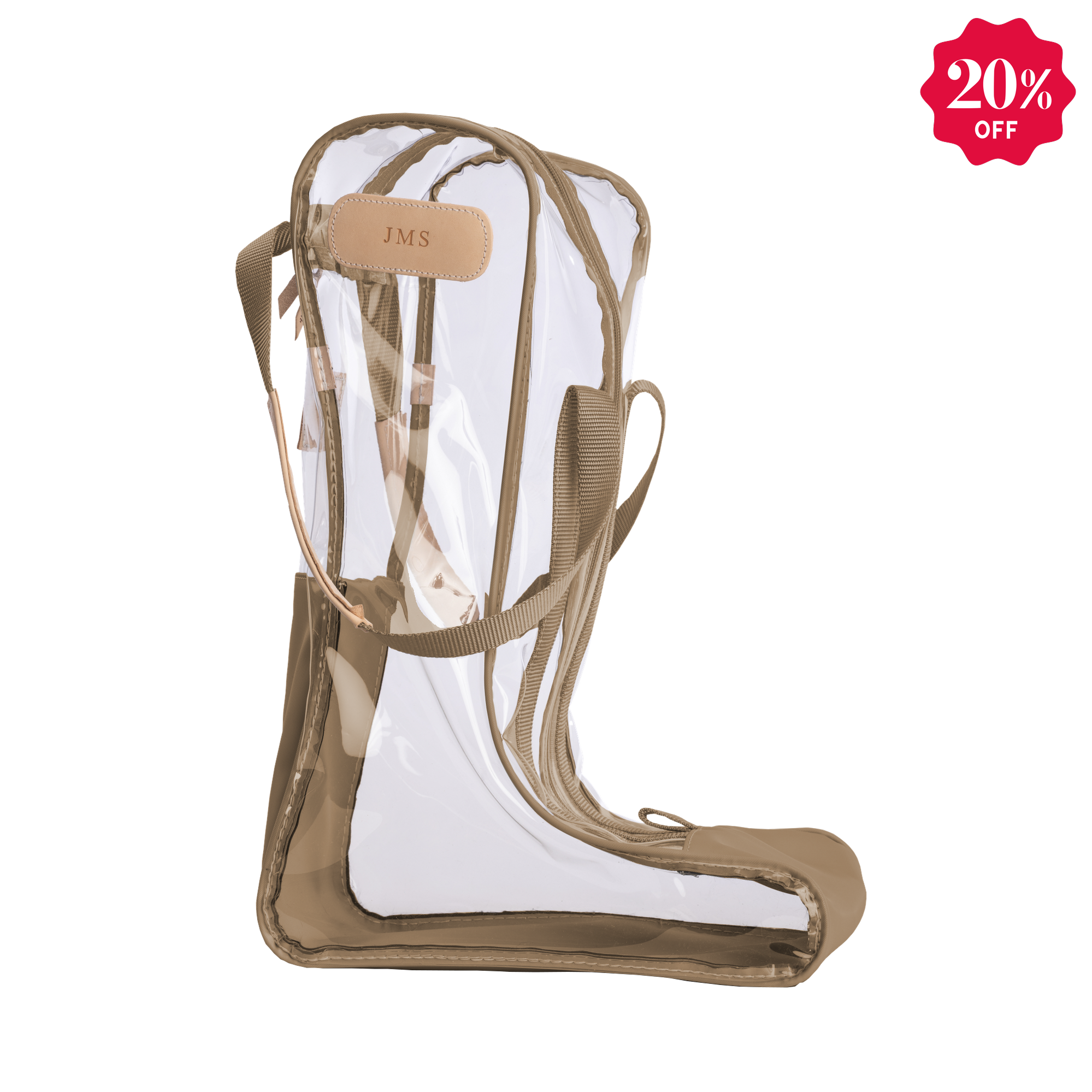 Clear Tall Boot Bag