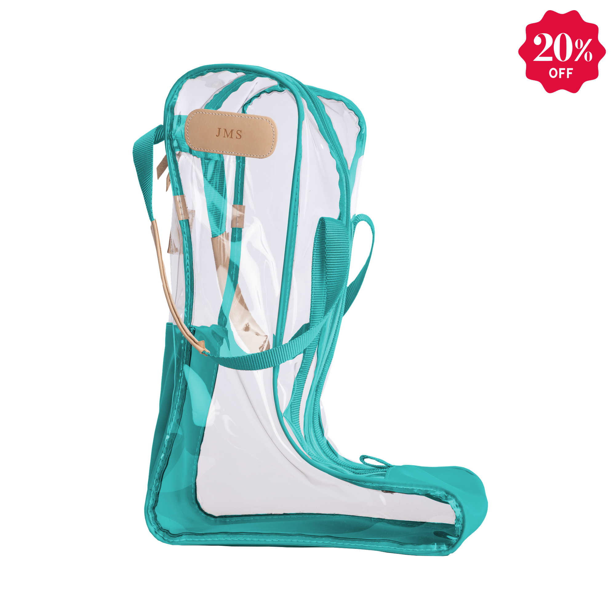 Clear Tall Boot Bag