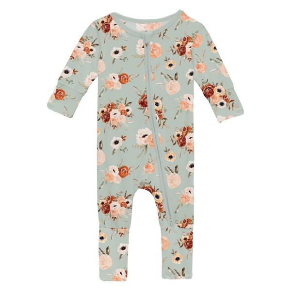 Print Convertible Sleeper with Zipper