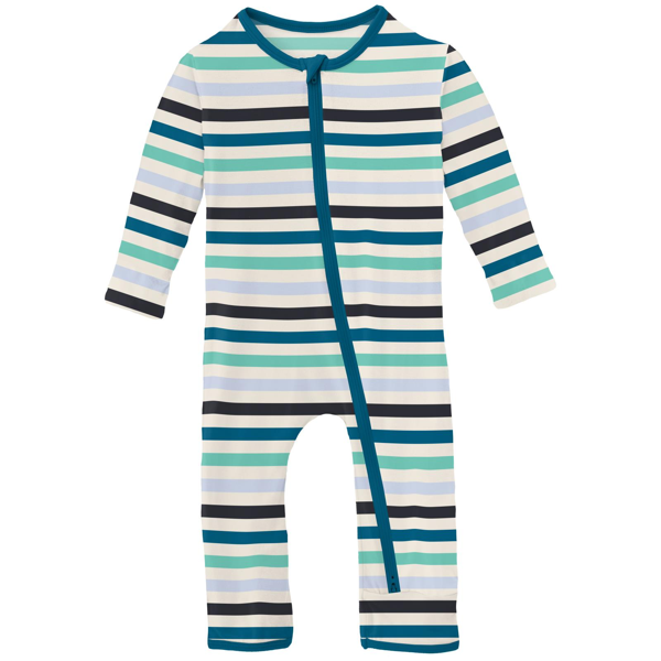 Print Convertible Sleeper with Zipper