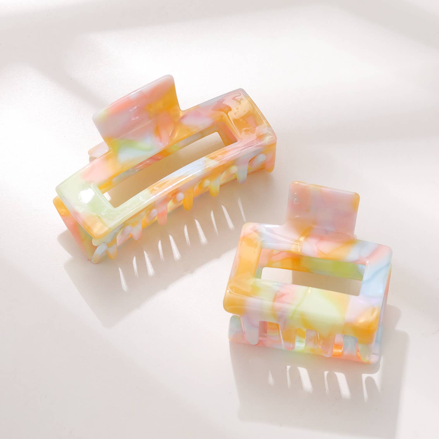 Pastel Watercolor S/M - Assorted Claw Clips