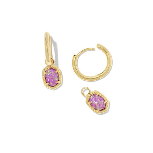 Daphne Framed Huggie Earrings