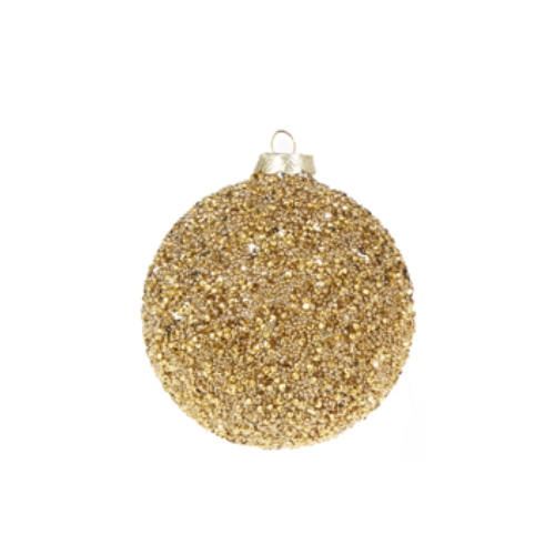 Champagne Beaded Ornament