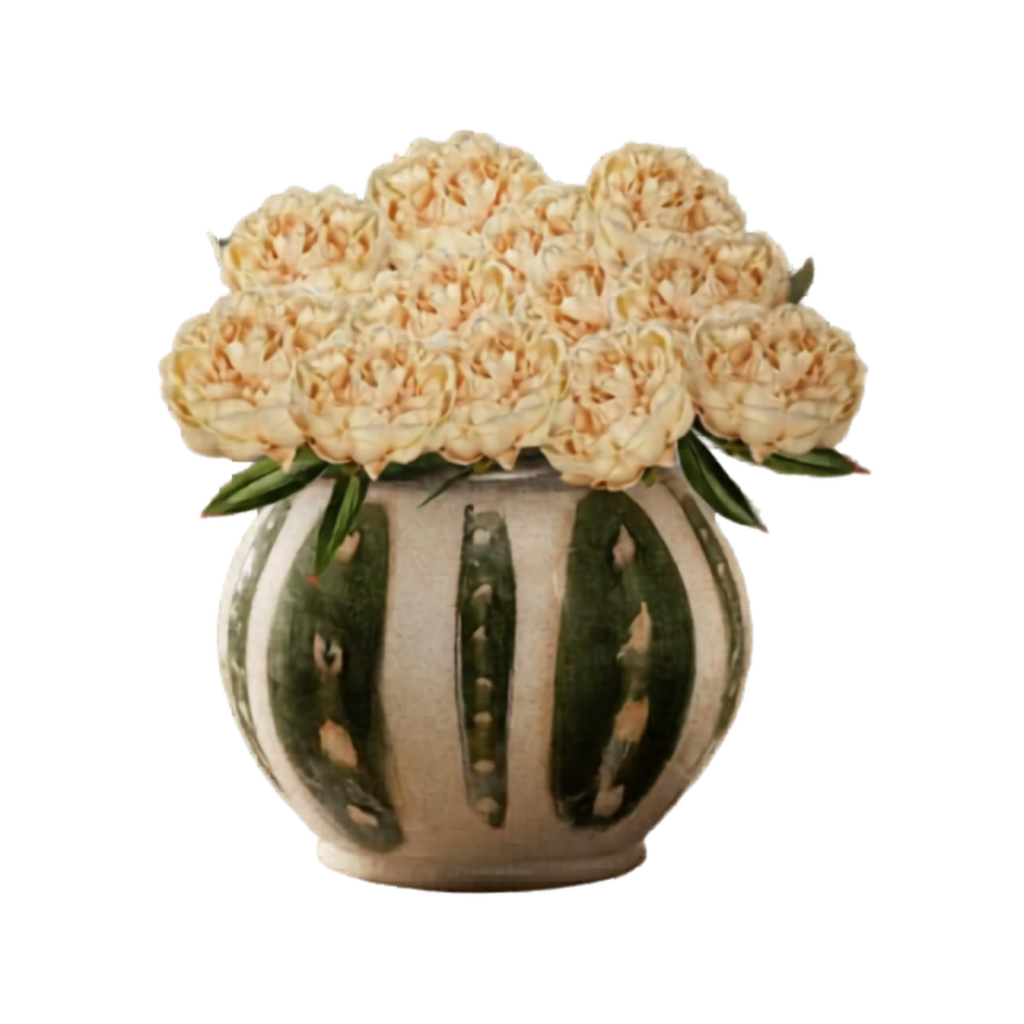 Peach Peony Stem | Bridal Shower Lexi Hutchins & Kain Yates