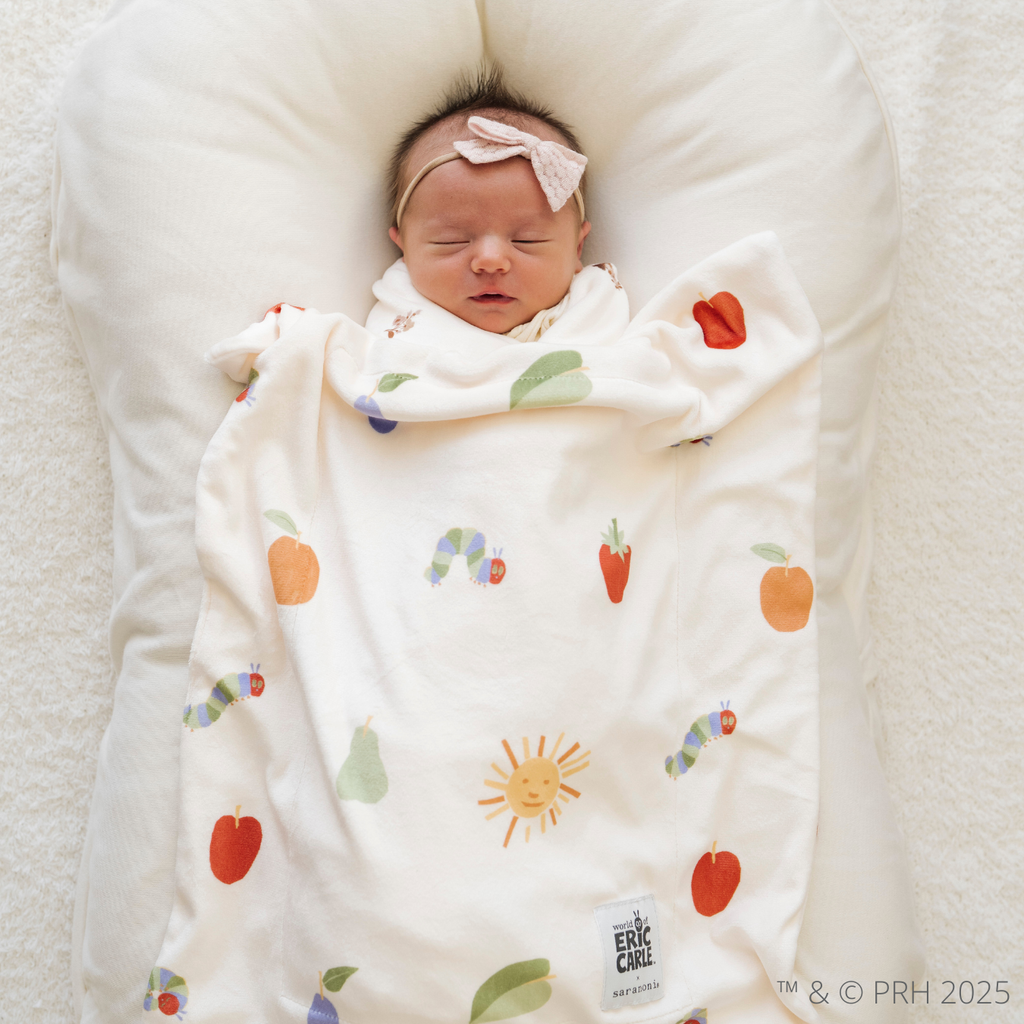 The Very Hungry Caterpillarâ„¢ Minky Stretch Luxe Blankets