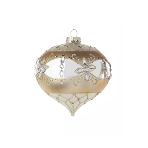 Gold Patterened Ornament