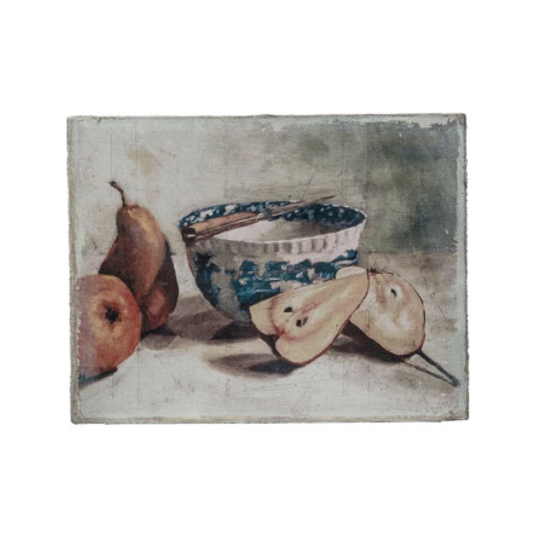 Canvas Wall Decor w/ Still Life, 3 Styles