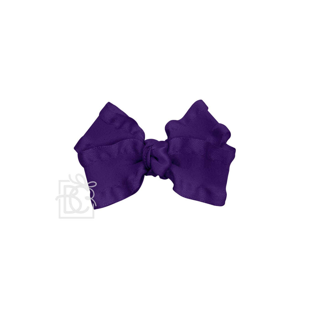 Double Ruffle Multi-Loop Bow