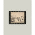 Two Swans Framed Antique Art
