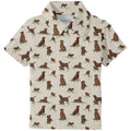 Short Sleeve Polo, Chocolate Labs