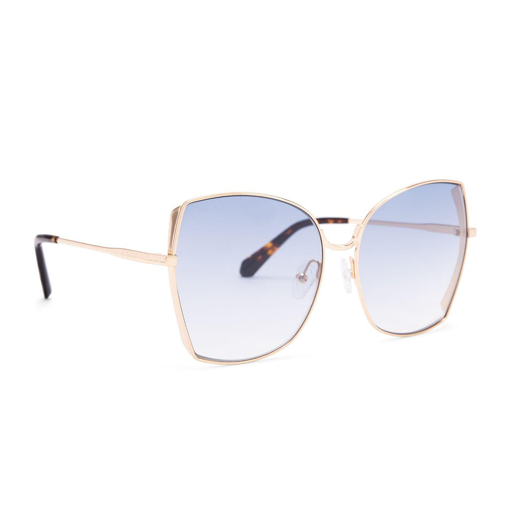 DIFF EYEWEAR Donna gold + pink gradient