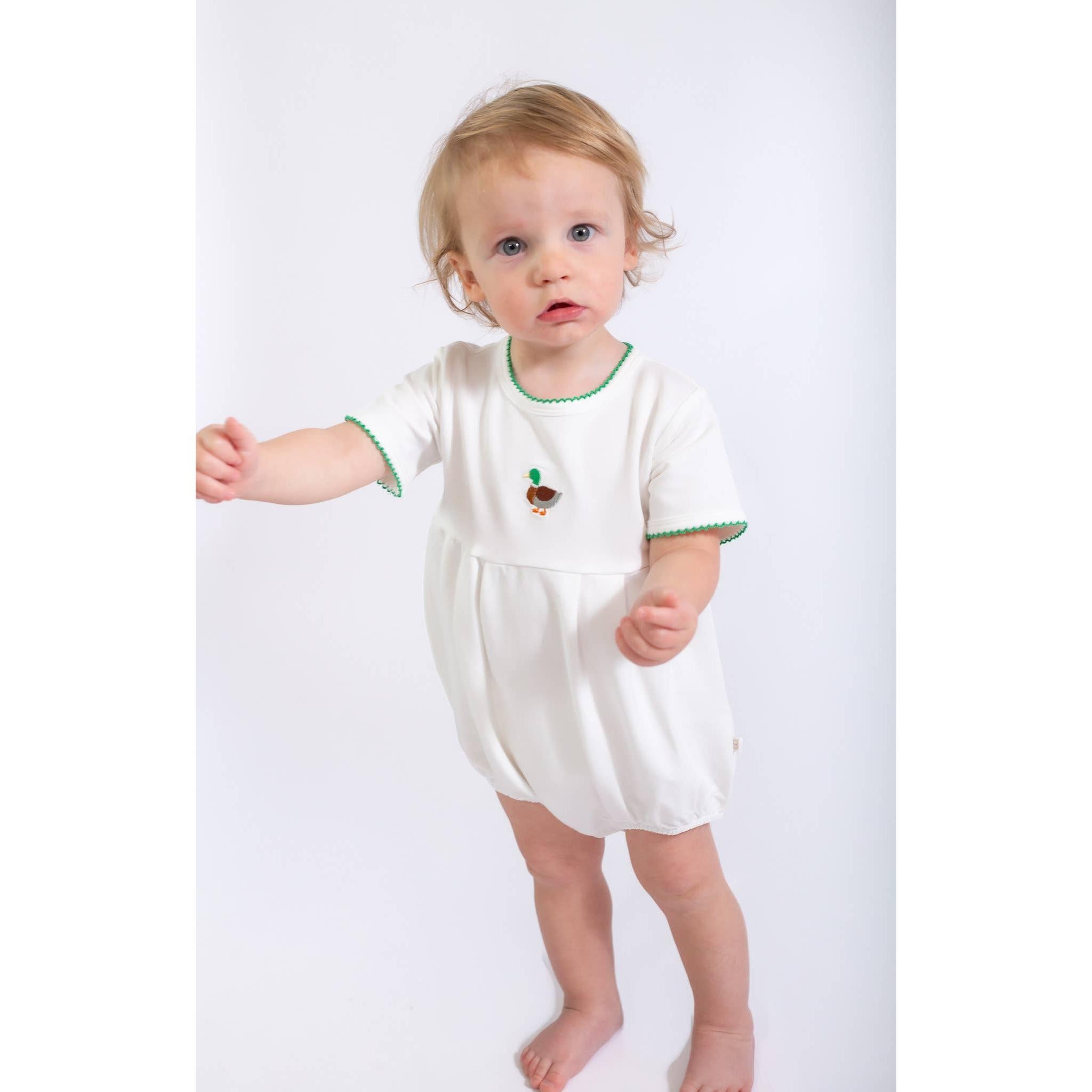 Pip Embroidered Bubble -Mallards