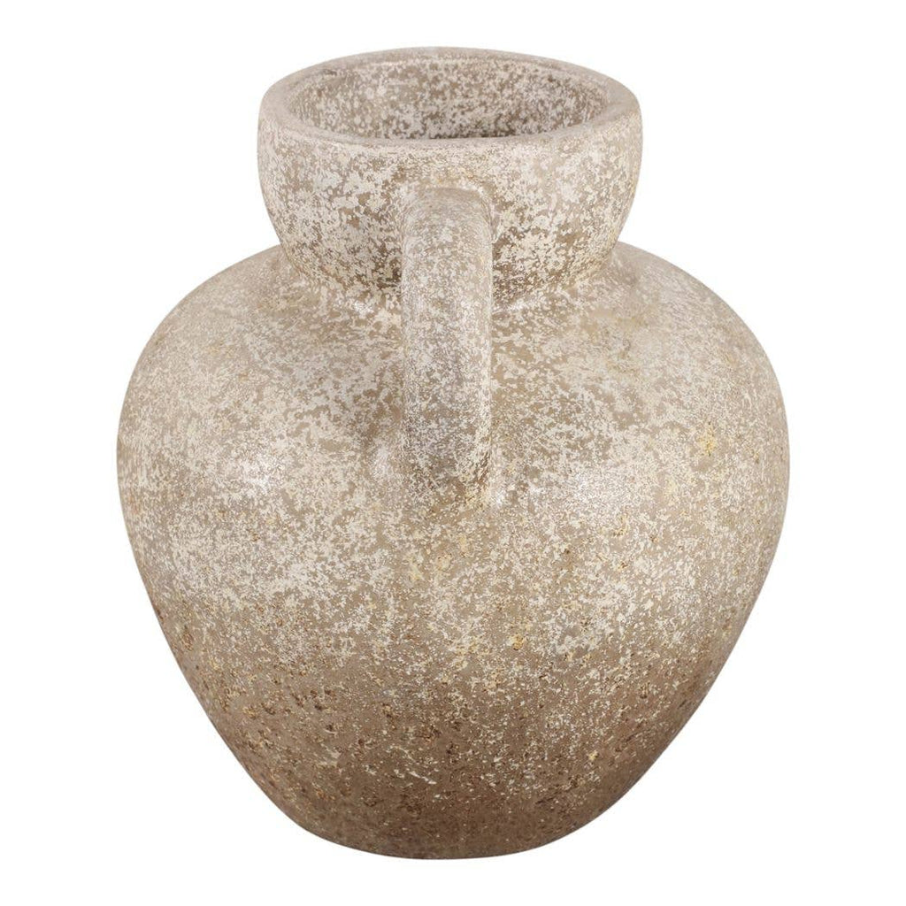Decorative Vase - Brown/Gold Terracotta Rustic, 12.75 in.