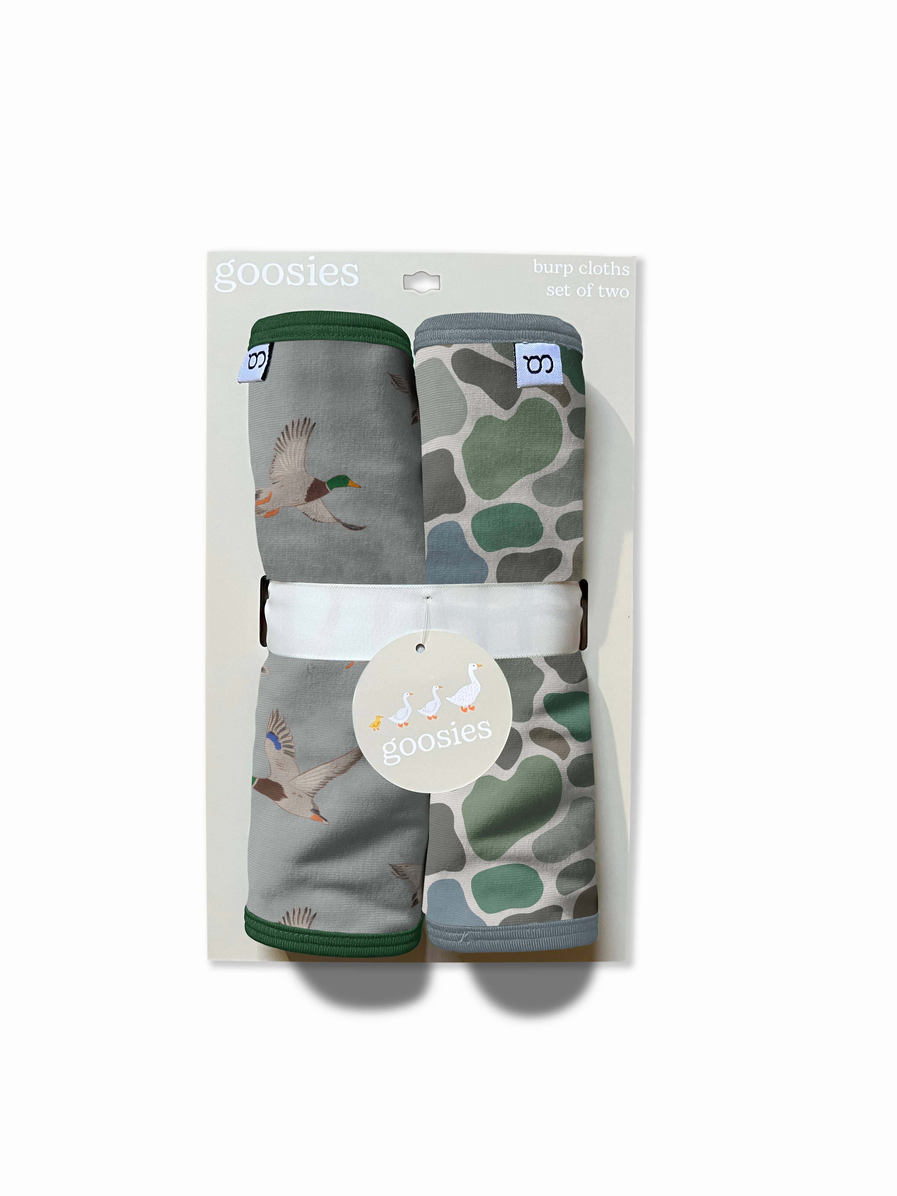 Burp Cloth Set, Mallard Ducks & Camo | Baby Shower Cassidy Sanford