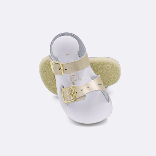 Sun-San Sea Wee Baby Sandals, Gold