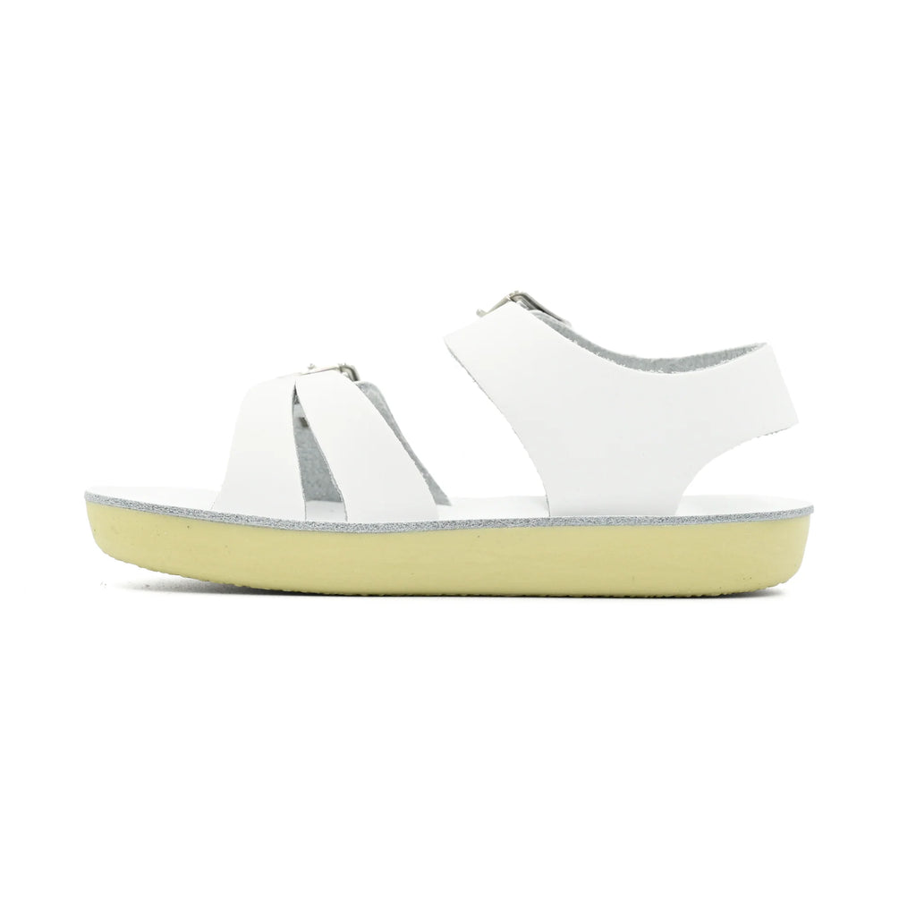 Saltwater Sun-San Sea Wee Baby Sandals, White