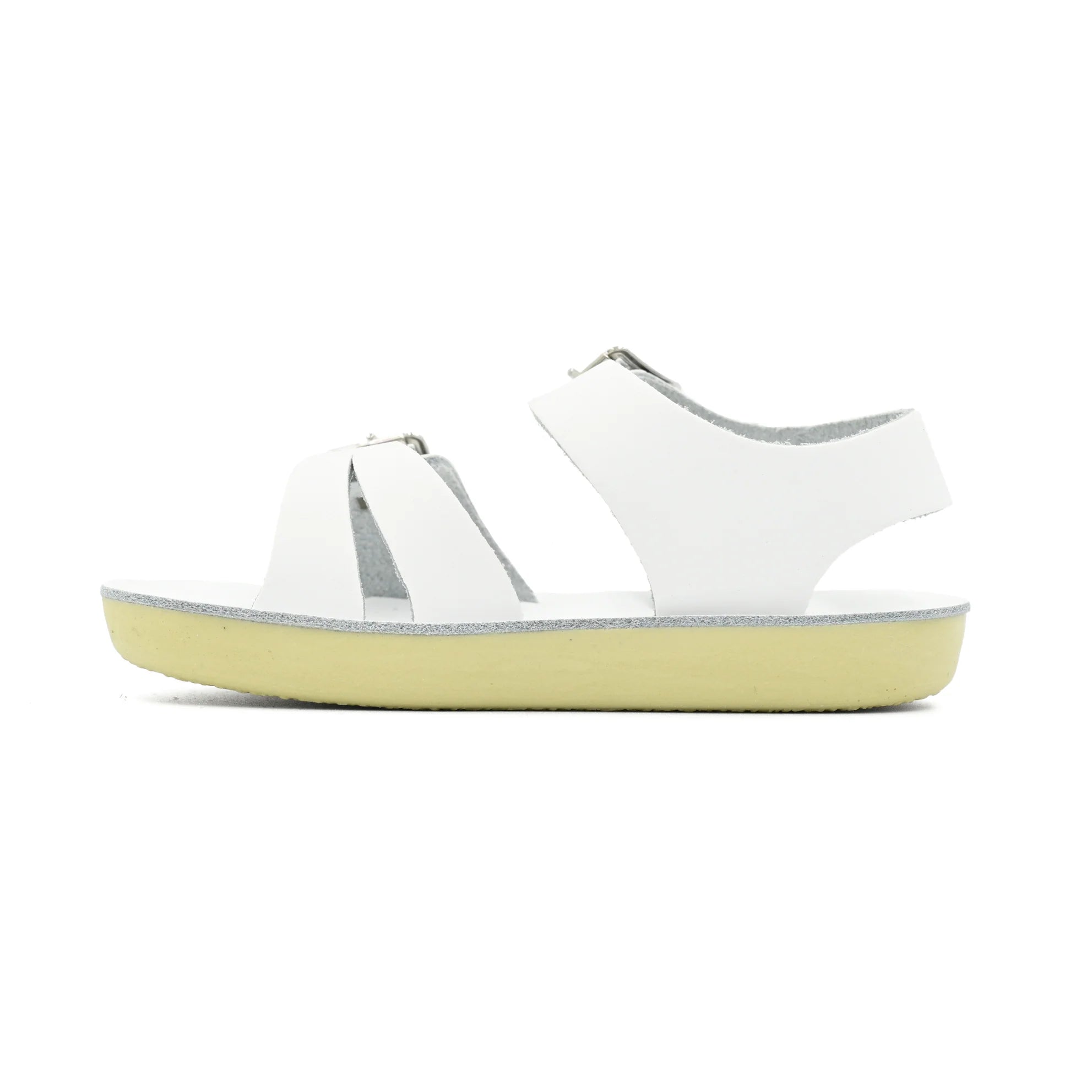Saltwater Sun-San Sea Wee Baby Sandals, White