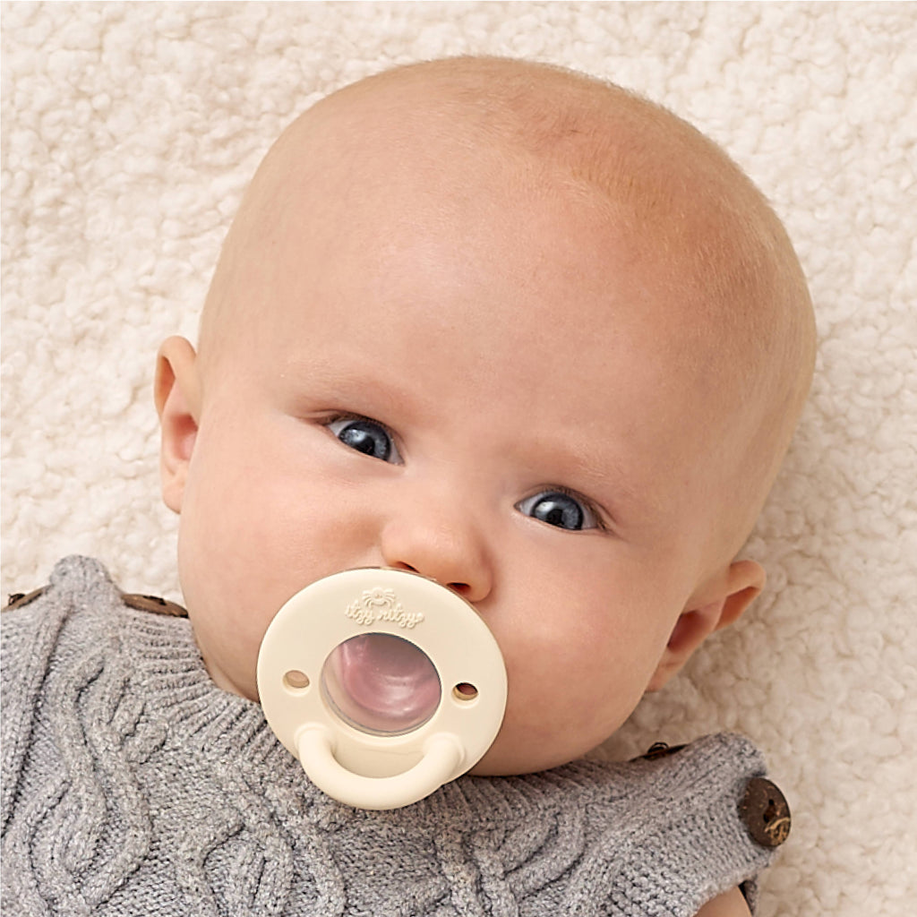 Latch & Soothe Breastlike Pacifier - Taupe
