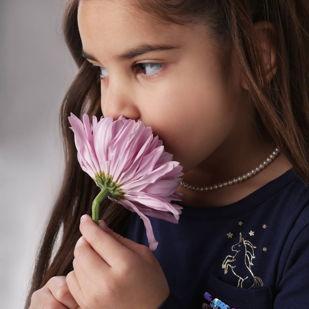 Cherished Moments Girls Sterling Silver Pearl Kids Necklace Jewelry