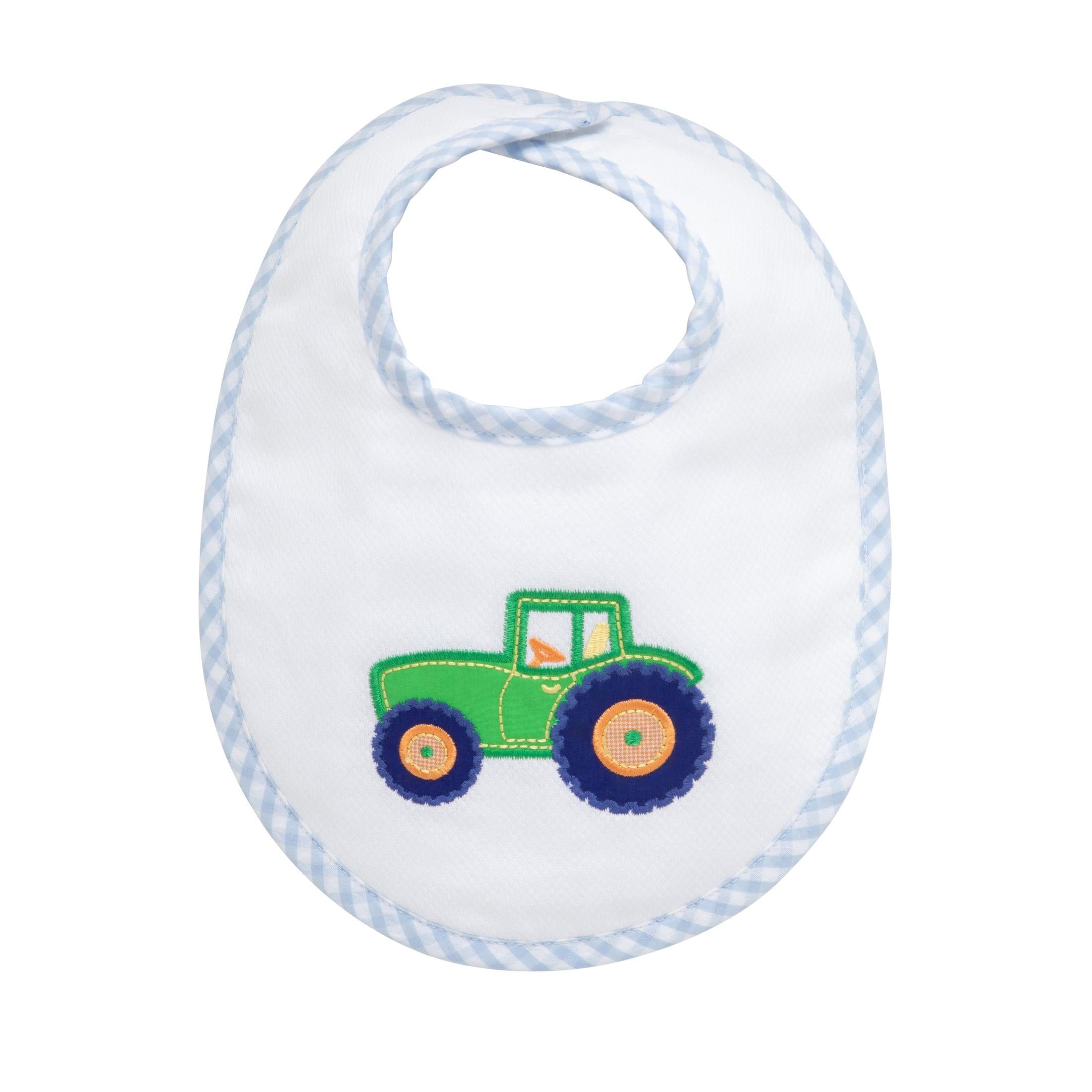 Tractor Applique Basic Bib