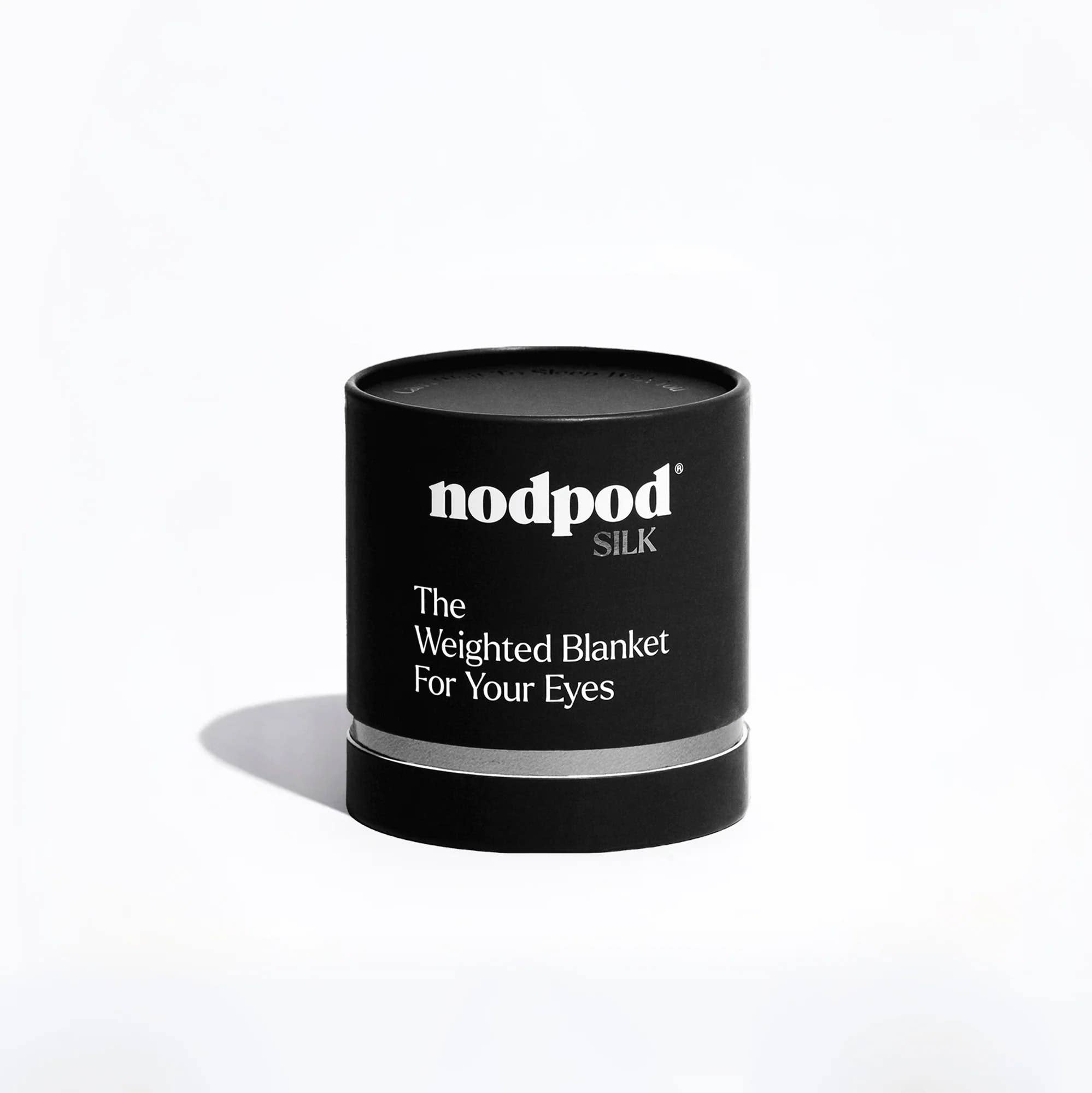 Nodpod Silk Weighted Sleep Mask - Noir
