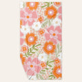 XL Quick-Dry Beach Towel, Beyond Blooms Pink Orange
