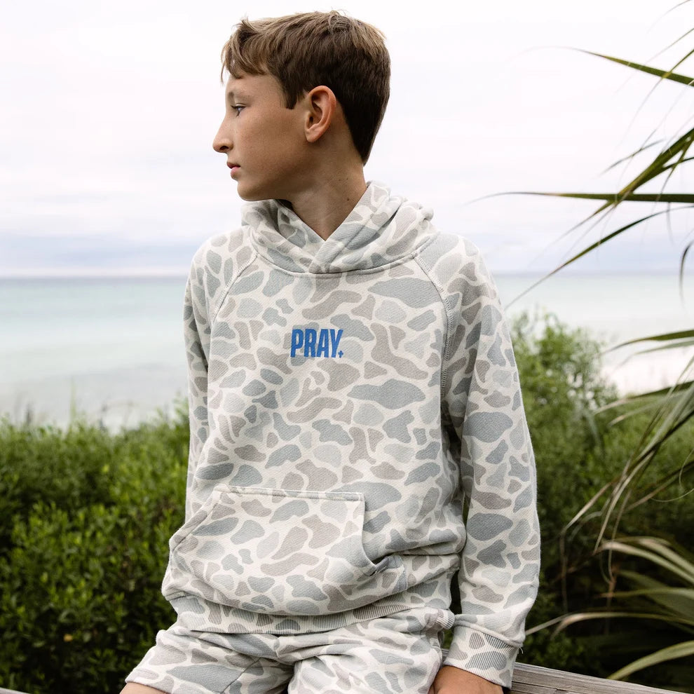 Youth Vintage Washed Graphic Hoodie | Pray