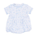 Wild West Toile Light Blue S/S Boy Bubble