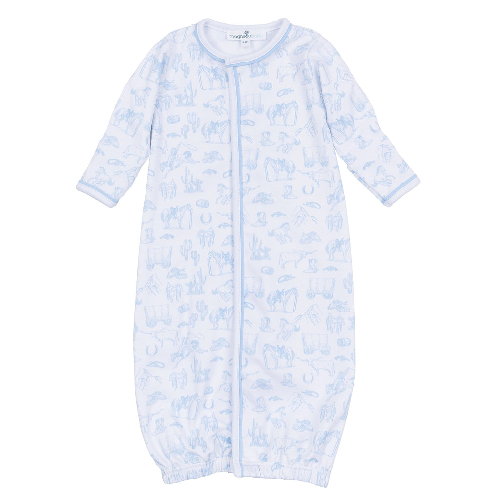 Wild West Toile Light Blue Converter