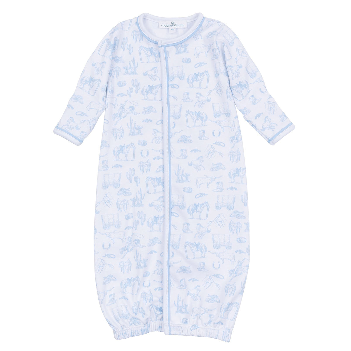 Wild West Toile Light Blue Converter
