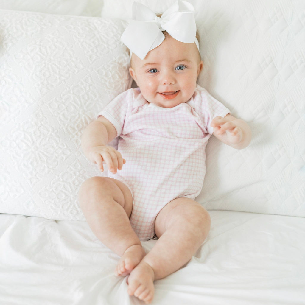 Peek-A-Boo Wishes Pink Lap Bodysuit