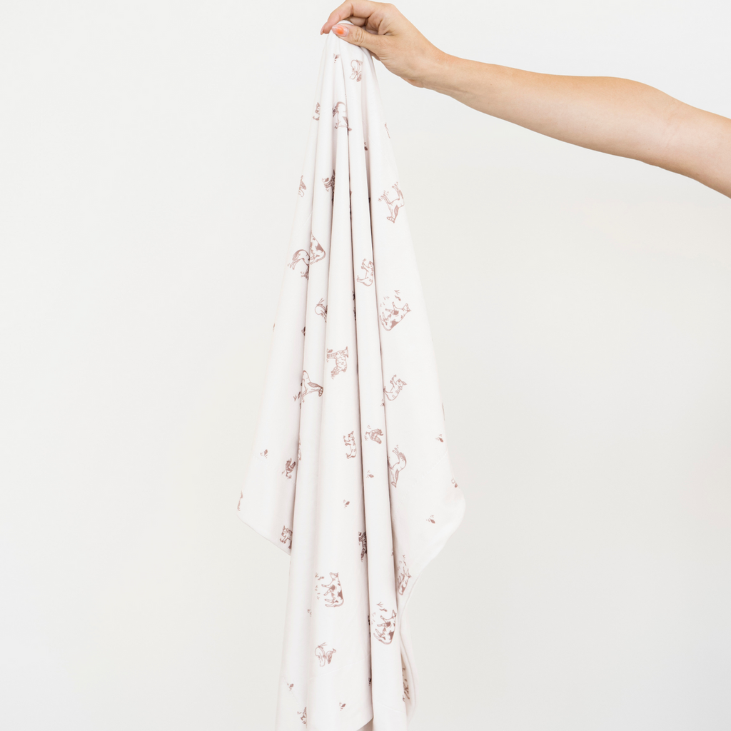 Minky Stretch Receiving  Blankets