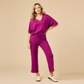 Dream Relaxed V-Neck Capri Set