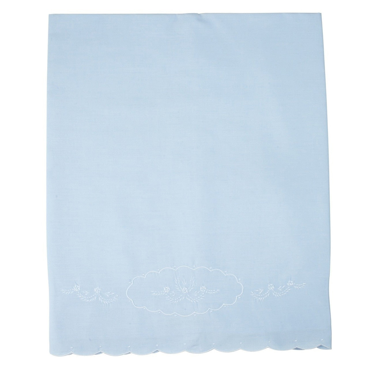 Receiving Blanket with Scalloped Edge | Baby Shower Brynna Birdwell-Talavera