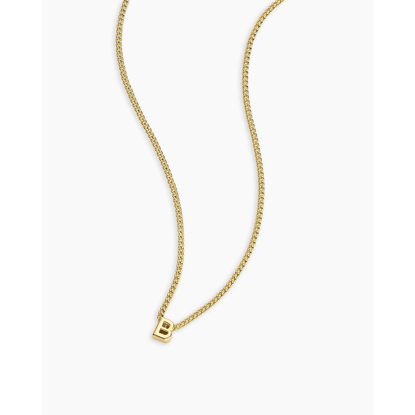Gorjana Wilder Mini Alphabet Necklace letter G