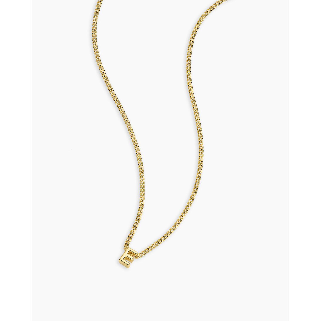 Gorjana Wilder Mini Alphabet Necklace letter P